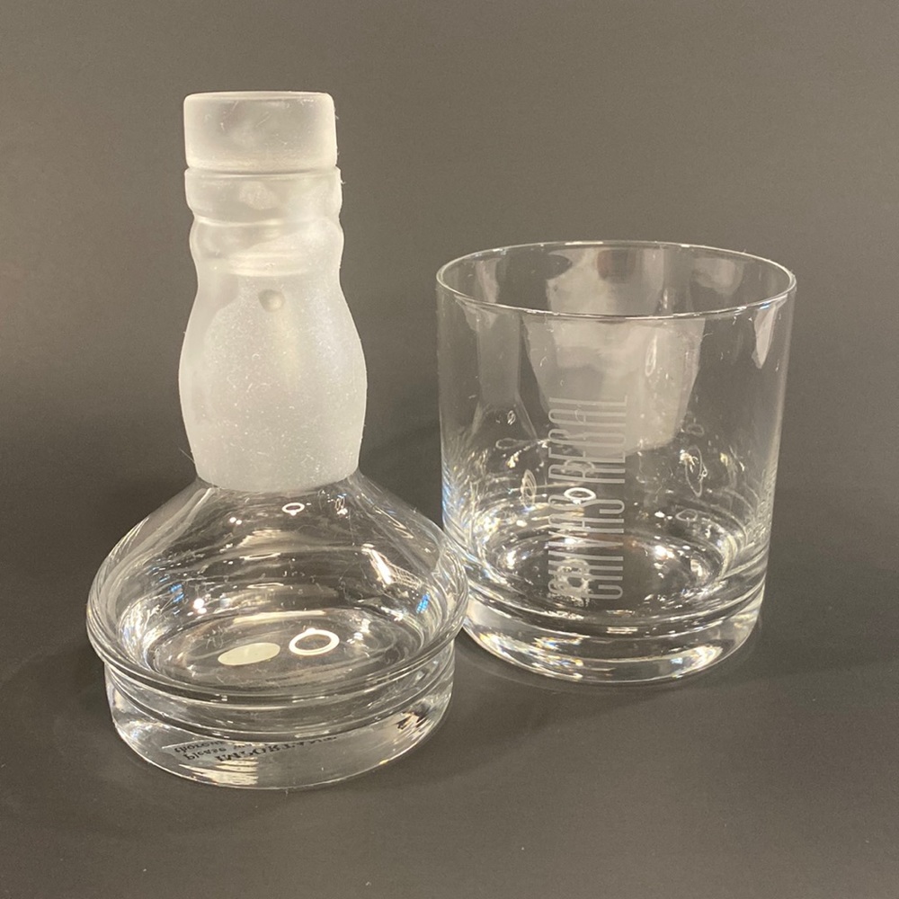 Vintage Limited Edition 3 Piece Chivas Regal Glass Decanter Set-Barware